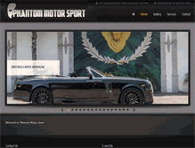 Tablet Screenshot of phantommotorsport.net